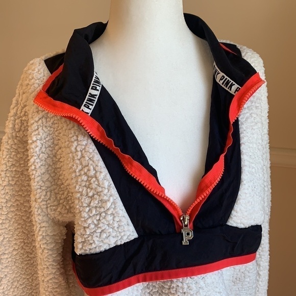 PINK VICTORIA’S SECRET Sherpa Fleece Sweater S - Picture 10 of 13